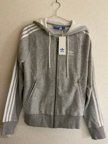 한정판 adidas 그레이 후드 부착 후드티 택 포함 새상품