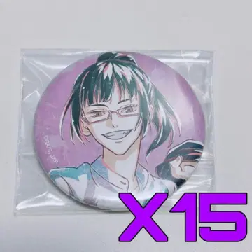 주술회전 젠인 마키 트레이딩 Ani-Art 매트 캔뱃지 15개