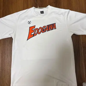 가격 협상 EDOGAWA 로고 T셔츠 화이트