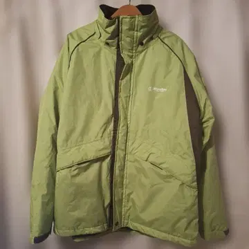 Rivalley 나일론 패딩 자켓 라이트 그린
