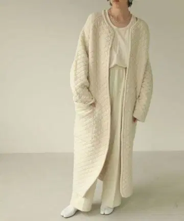 TODAYFUL 투데이풀 퀼팅 니트 코트