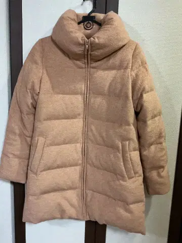 AIMER 베이지 다운 코트