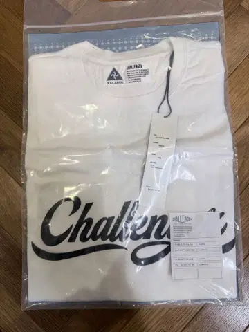 CHALLENGER 로고 프린트 T셔츠 화이트
