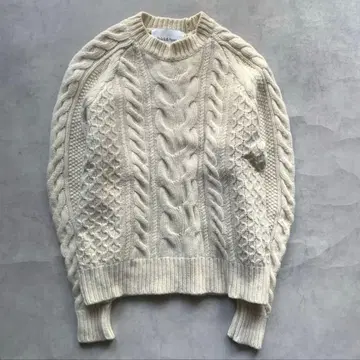 Spick & Span 스픽 앤 스팬 케이블 풀오버 니트