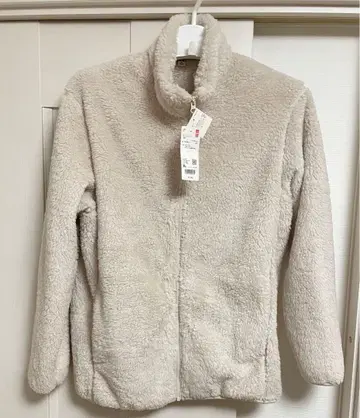 유니클로 퍼리 리프 플리스 풀 지퍼 자켓 & 히트텍 와플 소재