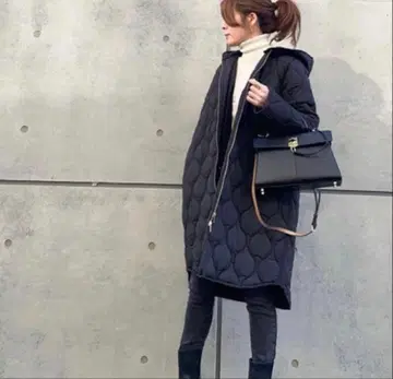 엠마 테일러 미 실루엣 3way 퀼팅 후드 코트 38