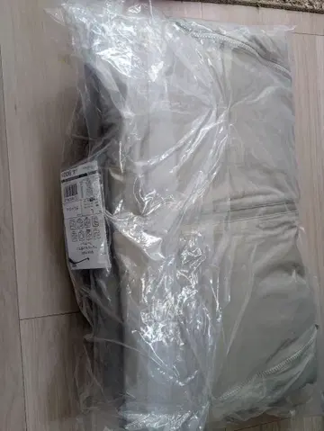 워크맨 GIGAPUFF 퓨전 다운 후드 그레이 L