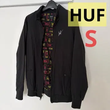 [ HUF / 하프 ] 트윈 지퍼 블루종 / 자켓 / 블랙 / S