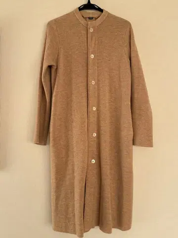 [ 45R ] 울 니트 코트 가디건 (베이지)