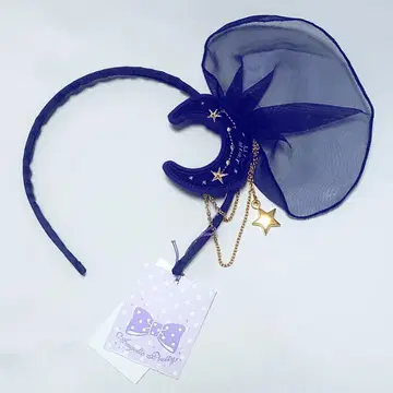 Angelic Pretty Cosmic 머리띠 네이비