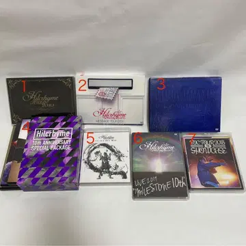 Hilcrhyme / TOC DVD Blu-ray 7작품 세트 힐클라임