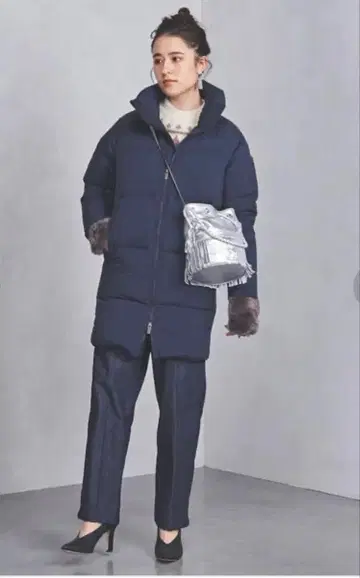 PYRENEX BARROW 다운 자켓 네이비 34