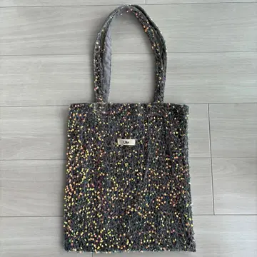 Uhr 우아 스팽글 토트백 그레이