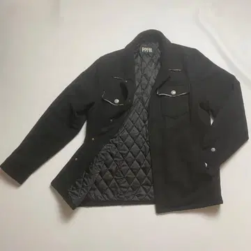 PPFM 충전솜 퀼팅 울 느낌 자켓 블랙 M 상당