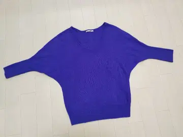 스픽앤스팬 캐시미어 100% 니트 돌먼 슬리브