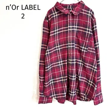 누아르 셔츠 체크 무늬 롱 기장 루즈핏 겉옷 캐주얼 긴팔