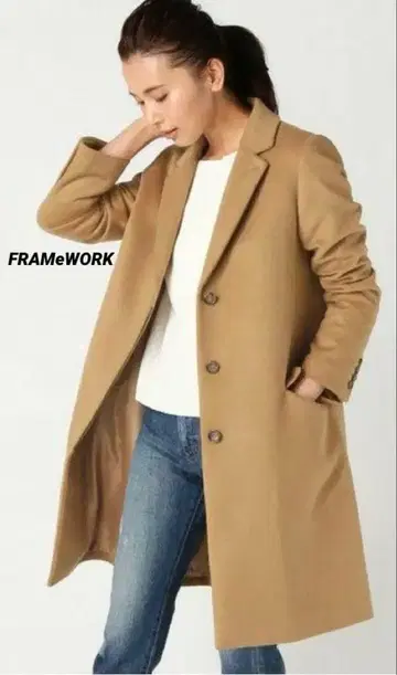 FRAMeWORK 프레임워크 카멜 체스터 코트