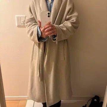 ZARA 베이지 롱 코트