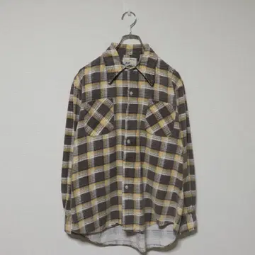 Phoenix 피닉스 프린트 플란넬 셔츠 긴팔 셔츠 M