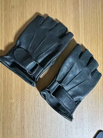 [ 후카미 코우타 착용 유사 ] 리얼 가죽 핑거리스 그로브