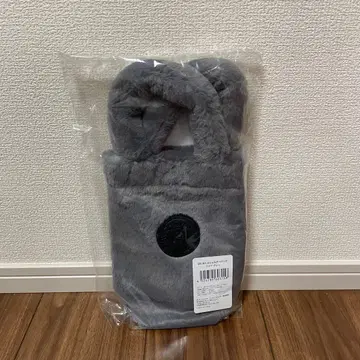 스벅 보틀 숄더백 퍼 그레이