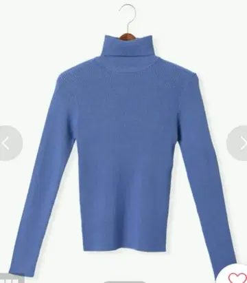 테치치 리브 터틀 니트 블루