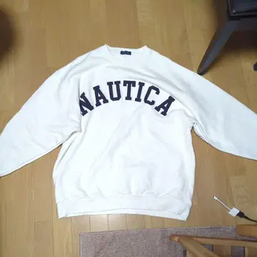 NAUTICA 화이트 맨투맨 XXL