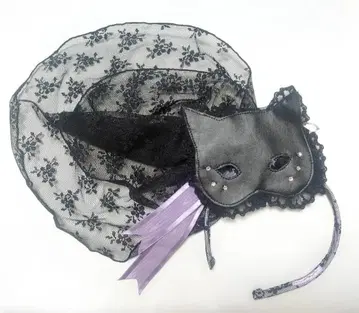 Angelic Pretty Cat's Masquerade 머리띠 라베