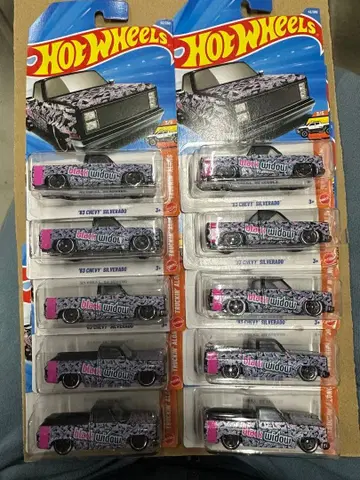 하자품 핫휠 실버라도 10대 세트 쉐보레 C10 RLC