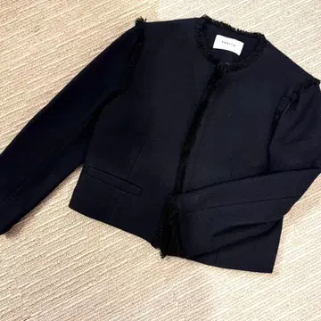 FRAY I.D 노카라 자켓 네이비