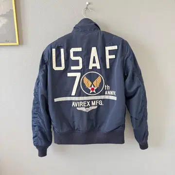 AVIREX MA-1 플라이트 자켓 USAF 70th ANNIV