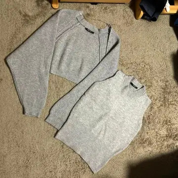 oneway 니트 볼레로 & 니트 베스트 세트