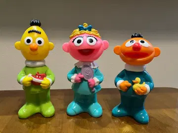 90s 세서미 스트리트 버블 배스 3개  어니 버트