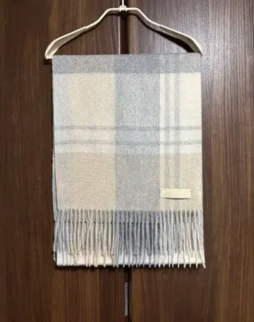 23구 캐시미어 체크 머플러