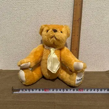 넥타이 달린 옐로우 컬러 테디베어 봉제 인형