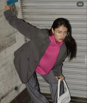 aclent 그레이 테일러드 자켓