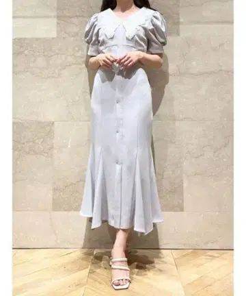 [ 새상품 ] snidel 카라 부착 원피스