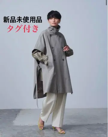 [ 미사용 새상품 택 포함 ] STUNNING LURE 테일러 판초 코트