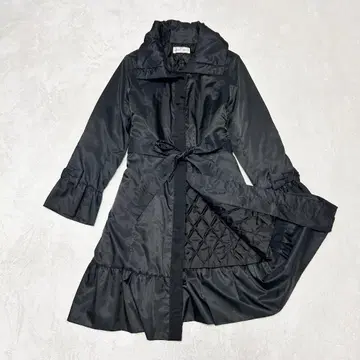 갤러리 비스콘티 숄카라 프릴 A라인 롱 코트 2