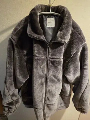 LEPSIM 렙심 드로스트 마이크로 퍼 블루종 차콜