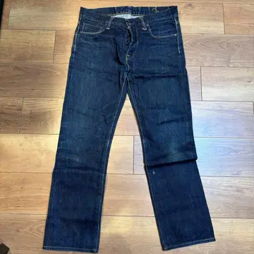 KEIKO 다크 블루 스트레이트 데님