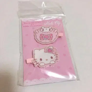 mikko 산리오 앞머리 클립 헬로키티 피아노짱 멀티 클립