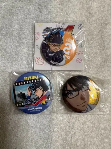 다이아의 A 애니메이션 그림 미유키 카즈야 미니 캔뱃지 세트