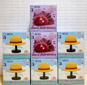 원피스 룸 라이트 모자 루피 ver. & 스마일리 7개 세트