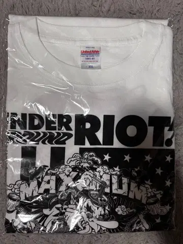 Under Ground Riot T-shirt USA-WHITE ver.