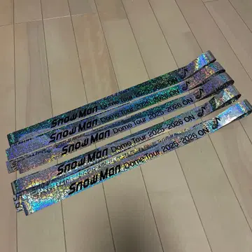 SnowMan 돔 투어 ON 은색 테이프 5개 세트