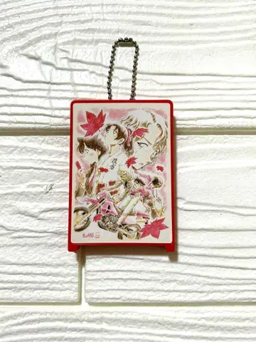 명탐정 코난 진홍의 연가 간판 컬렉션 키링