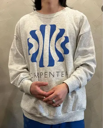 구제 의류 90s USA제 CARPENTER 기업 로고 맨투맨