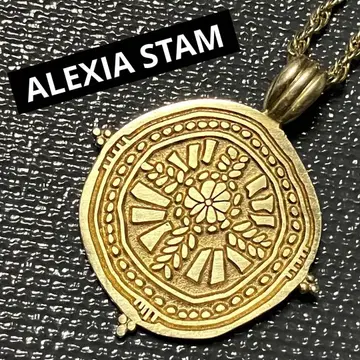 ALEXIA STAM 알리시아 스탄 꽃 코인 목걸이 SILVER