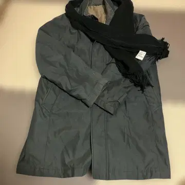 그레이 스텐카라 코트 머플러